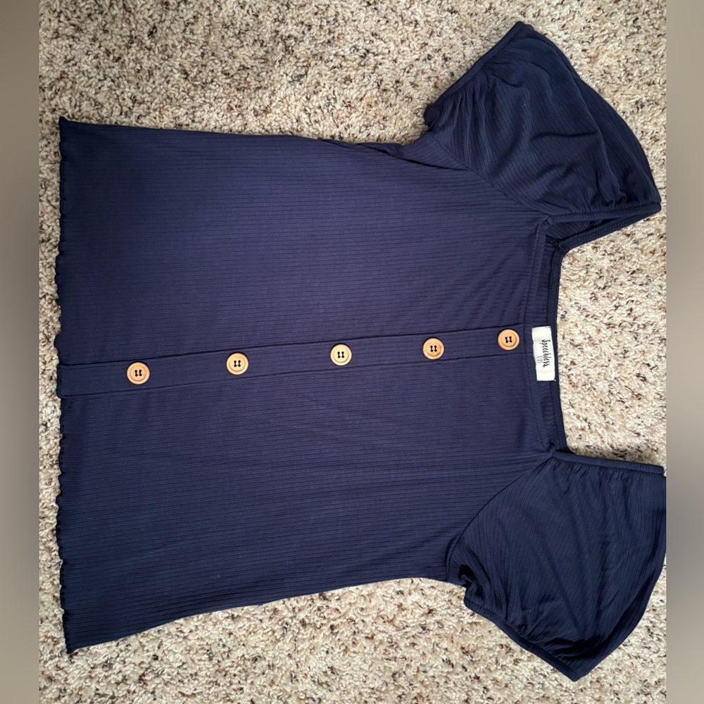 Navy Blue XL Shirt for Girls Ages 12-16